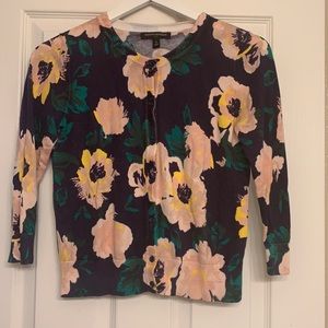 Banana Republic floral cardigan size S